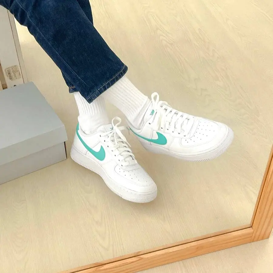 Alternative view of Giày Nike Air Force 1 Low ‘White Washed Teal’ DD8959-101
