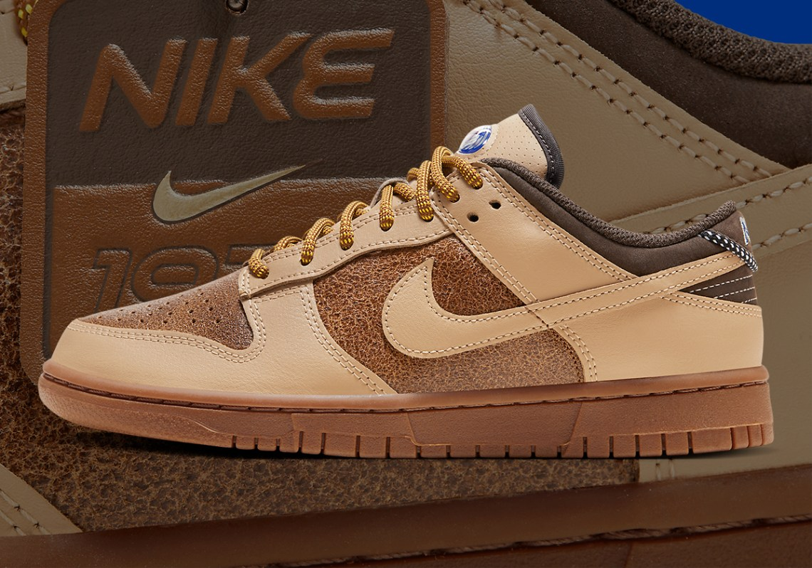 Giày Nike Dunk Low LX Hemp 'Light British Tan Gum' HF5718-929 - Ảnh 5