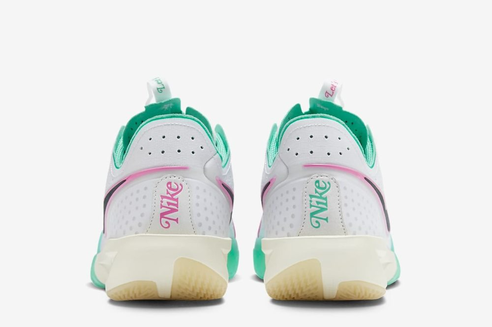 Giày Nike Air Zoom GT Cut 3 EP 'White Pink Teal' HM3699-161 - Ảnh 5