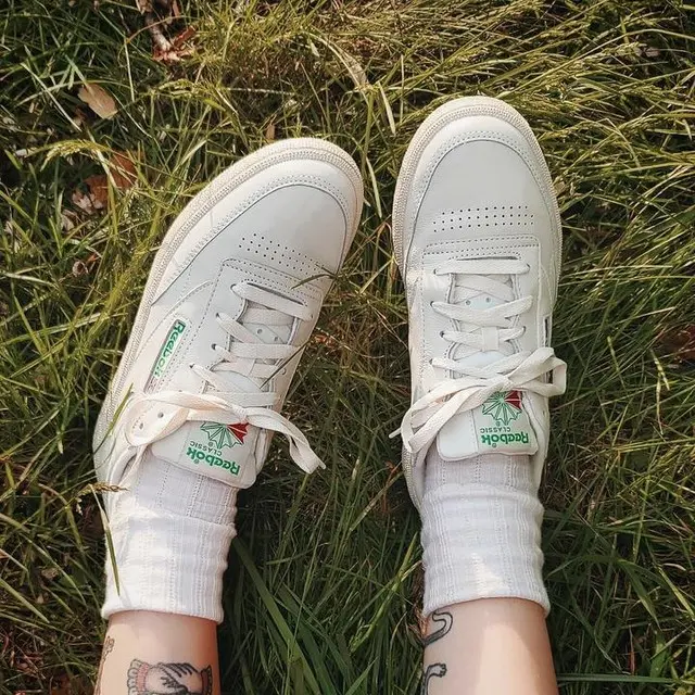 Giày Reebok Club C 1985 TV ‘Chalk Glen Green’ DV6434 - Ảnh 7