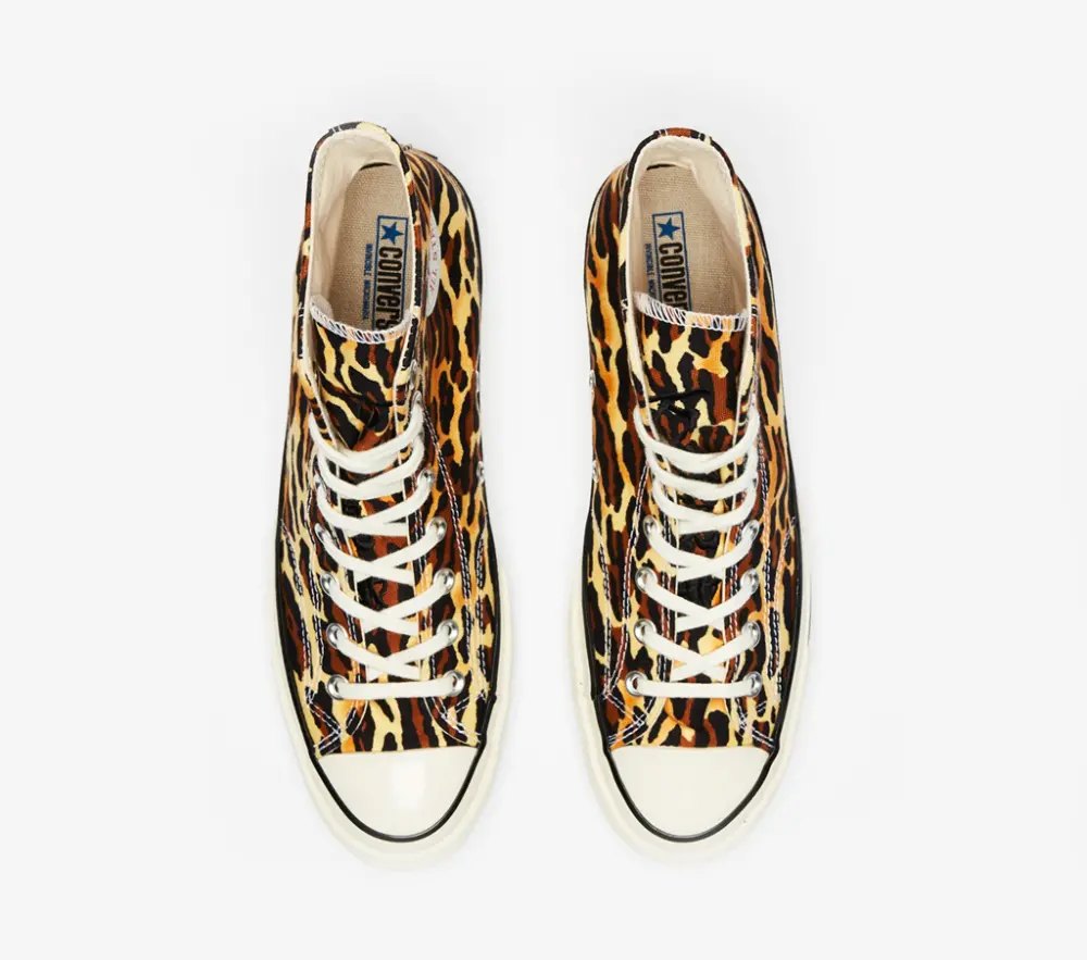 Giày Converse Wacko Maria x INVINCIBLE x Chuck 70 High 'Animal Print' 167497C - Ảnh 4