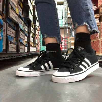 Giày Adidas Nizza ‘Black White’ CQ2332 - Ảnh 2