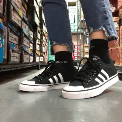 Alternative view of Giày Adidas Nizza ‘Black White’ CQ2332