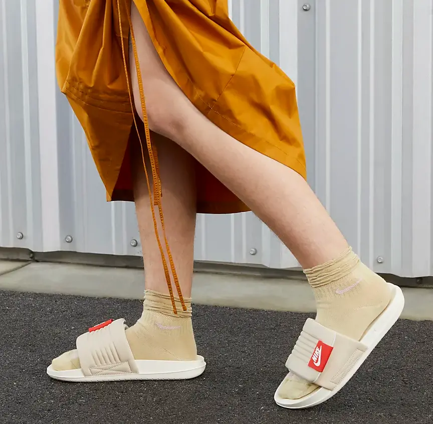Alternative view of Dép Nike Offcourt Adjust Slide ‘Sanddrift Picante Red’ DV1033-100