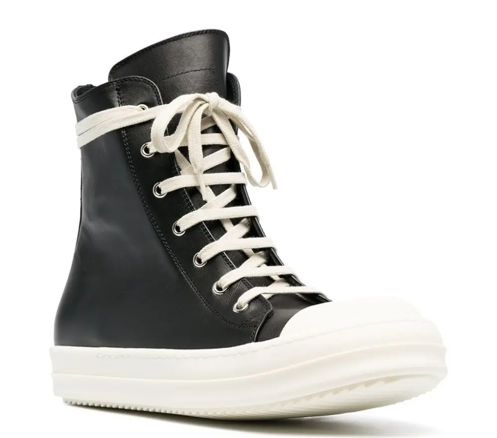 Alternative view of Giày Rick Owens 2021 SS Sneakers 'Black' RU21S6890LPO-911