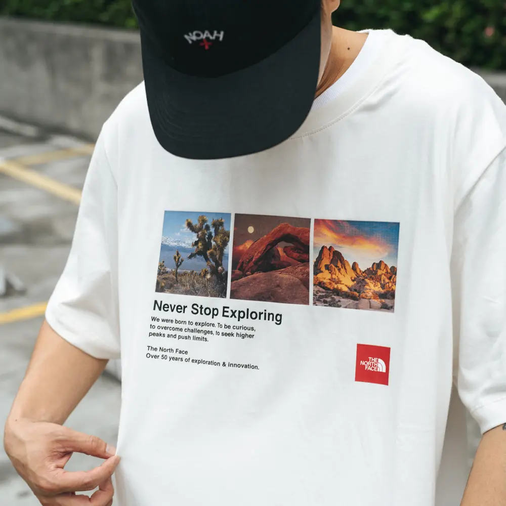 Alternative view of Áo The North Face Photoprint Graphic ‘White’ NF0A81N7-N3N