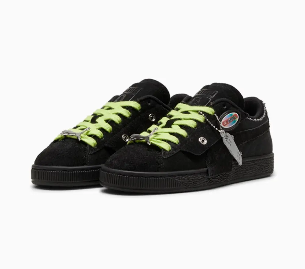 Giày Puma Suede x X-GIRL 'Black' 396251-01 - Ảnh 4