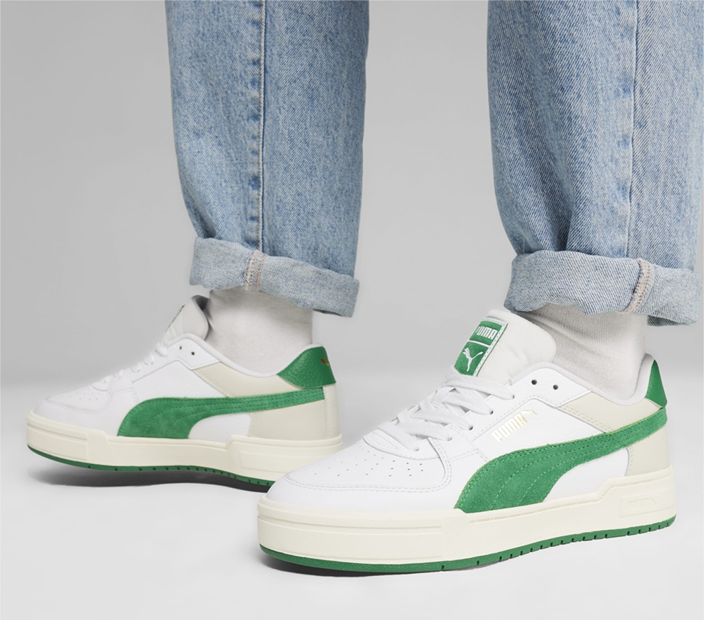 Giày Puma Suede CA Pro FS ‘White Green’ 387327-10 - Ảnh 2