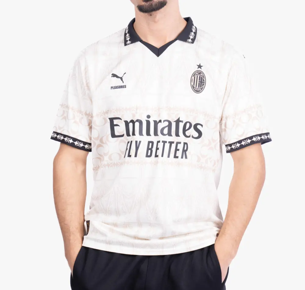 Alternative view of Áo Puma x AC Milan x Pleasures Jersey ‘White’ 776064-02