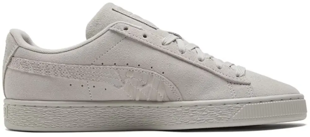Giày Puma Suede Mono Deboss Casual 'Gray' 384688-01