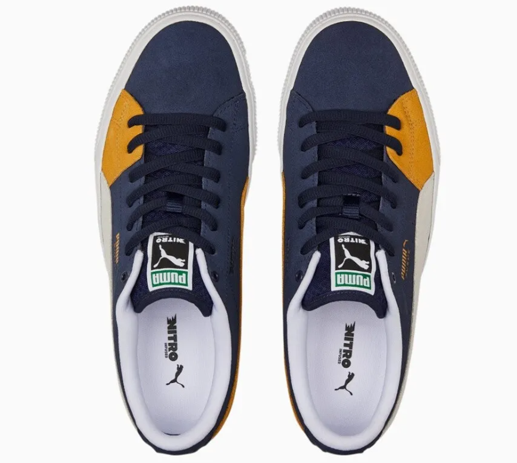 Giày Puma Suede Skate Nitro ‘Blue White Yellow’ 386082-06 - Ảnh 2