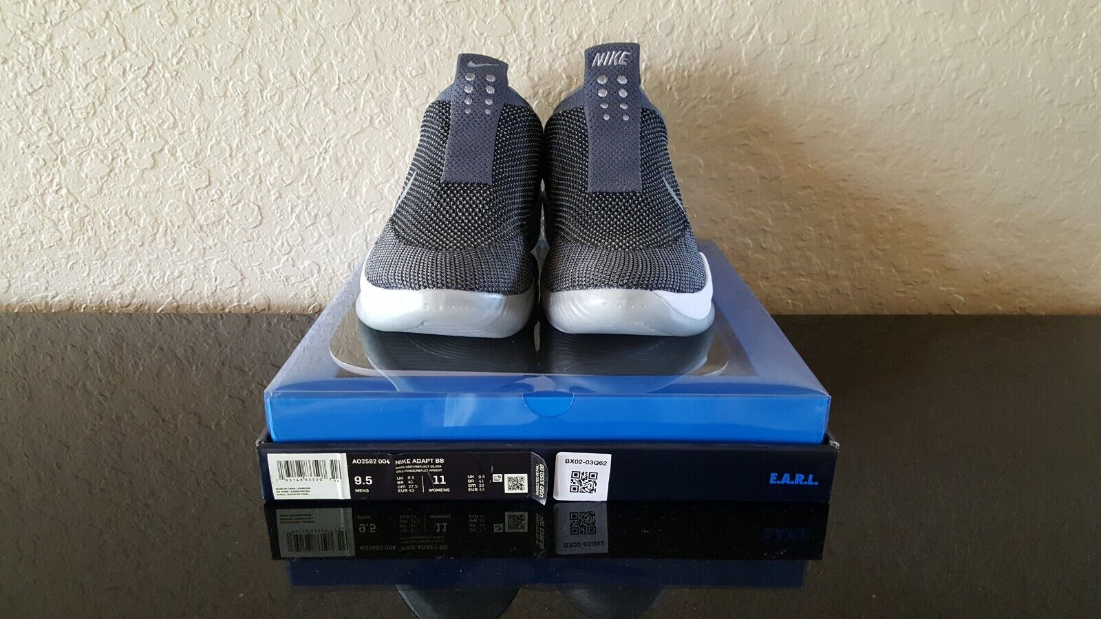 Giày Nike Adapt BB ‘Dark Grey’ AO2582-004 - Ảnh 3