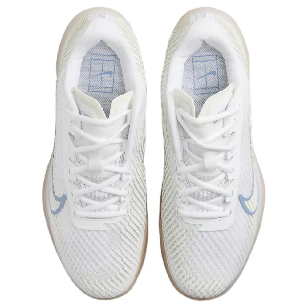 Giày Nike Court Air Zoom Vapor 11 HC 'White Light Blue' DR6965-105 - Ảnh 5