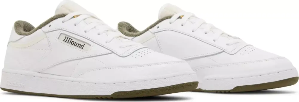 Alternative view of Giày Reebok Club C JJJJound 'White Olive' GX9657