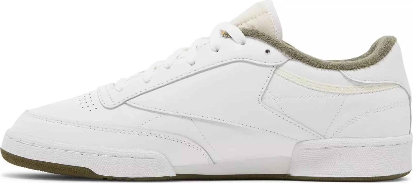 Giày Reebok Club C JJJJound 'White Olive' GX9657 - Ảnh 3