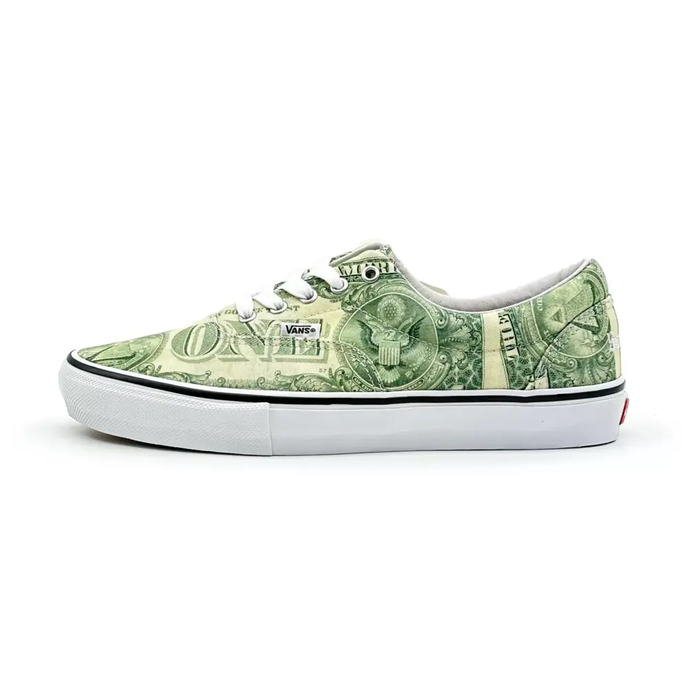 Alternative view of Giày Supreme x Vans Skate Era 'Dollar Bill' VN0A5FC9GRN