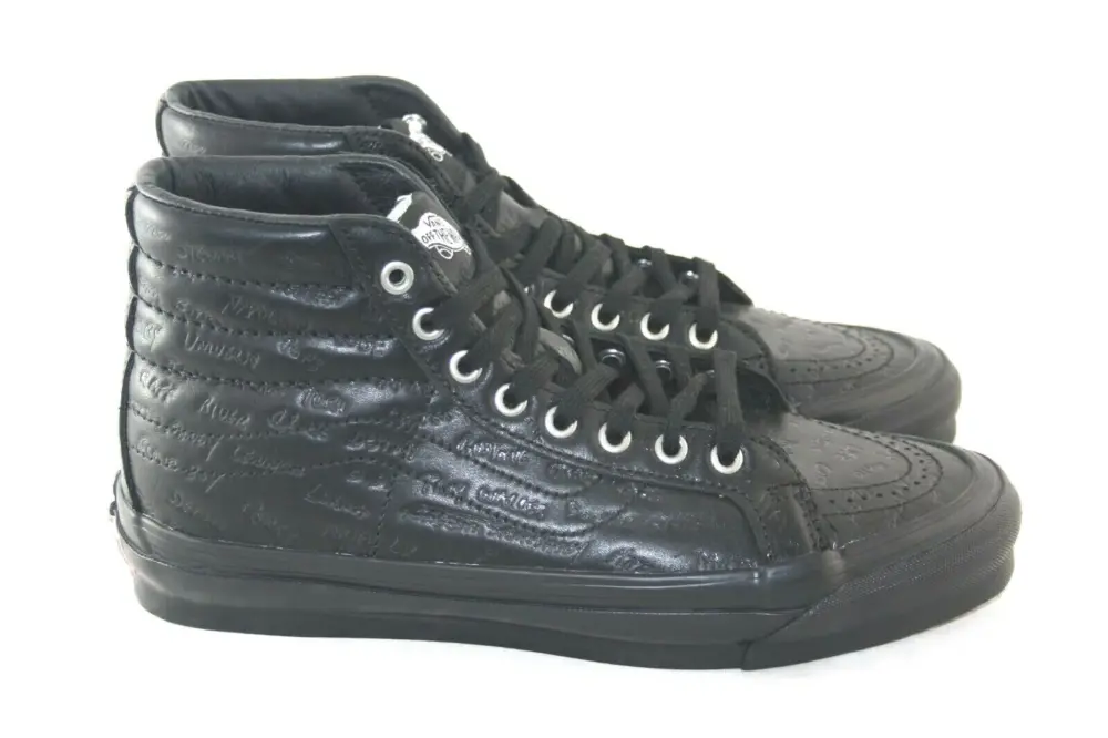 Giày Vans Raised by Wolves x OG Sk8-Hi LX 'Black' VN0A4BVB00V - Ảnh 5