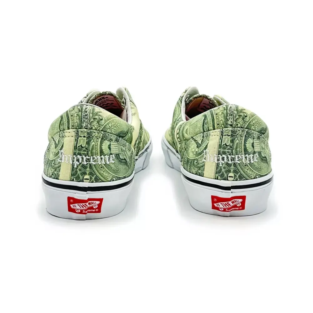Giày Supreme x Vans Skate Era 'Dollar Bill' VN0A5FC9GRN - Ảnh 5