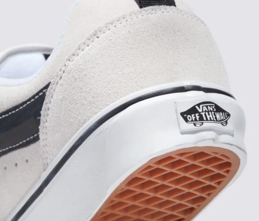 Giày Vans Knu Skool Suede ‘White Black’ VN0009QCYB2 - Ảnh 3