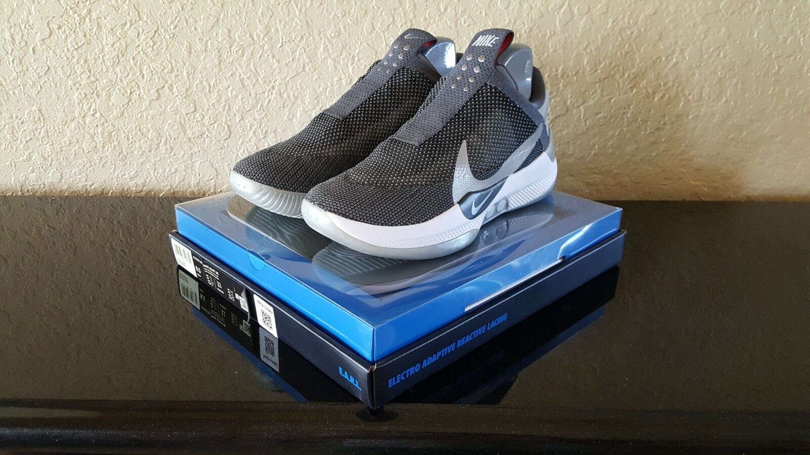 Giày Nike Adapt BB ‘Dark Grey’ AO2582-004 - Ảnh 4