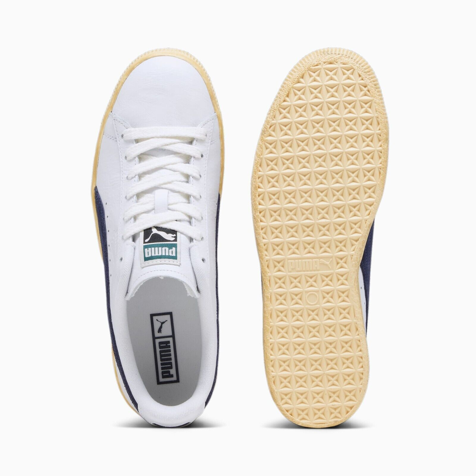 Giày Puma Clyde Vintage 'White Navy' 394687-01 - Ảnh 3