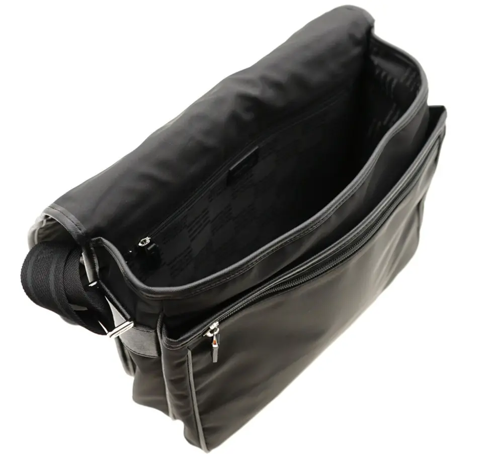 Túi Montblanc Sartorial Jet Messenger ‘Black’ 116794 - Ảnh 4