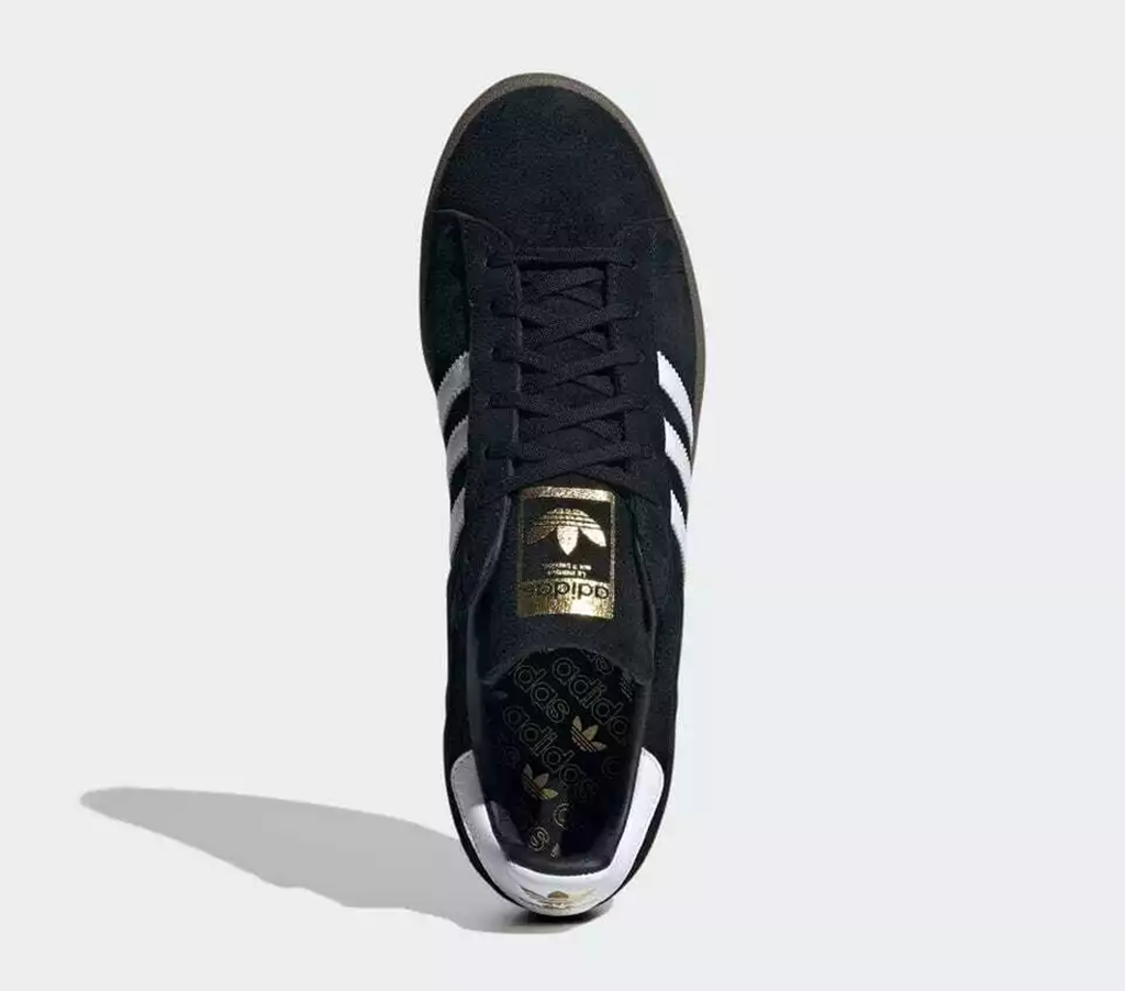 Giày adidas Campus 80s Freak Store 'Black White Gum' IH0386 - Ảnh 4