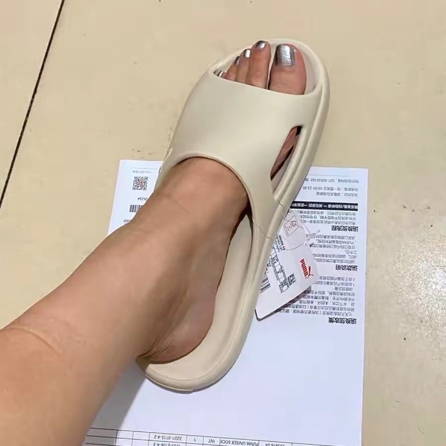 Dép Puma Shibui Cat Slide ‘Putty’ 385296-03 - Ảnh 4