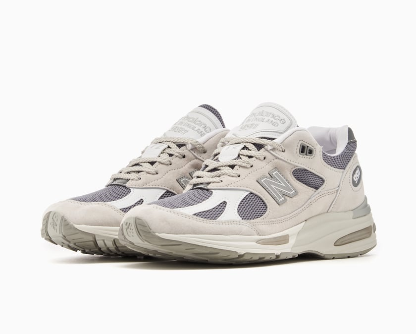 Giày New Balance 991v2 MiUK 'Nimbus Cloud' U991LG2 - Ảnh 4