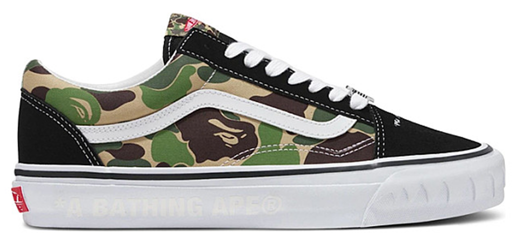 Giày Vans LX Old Skool Bape ABC 'Multi-Camo' VN000E6VE36