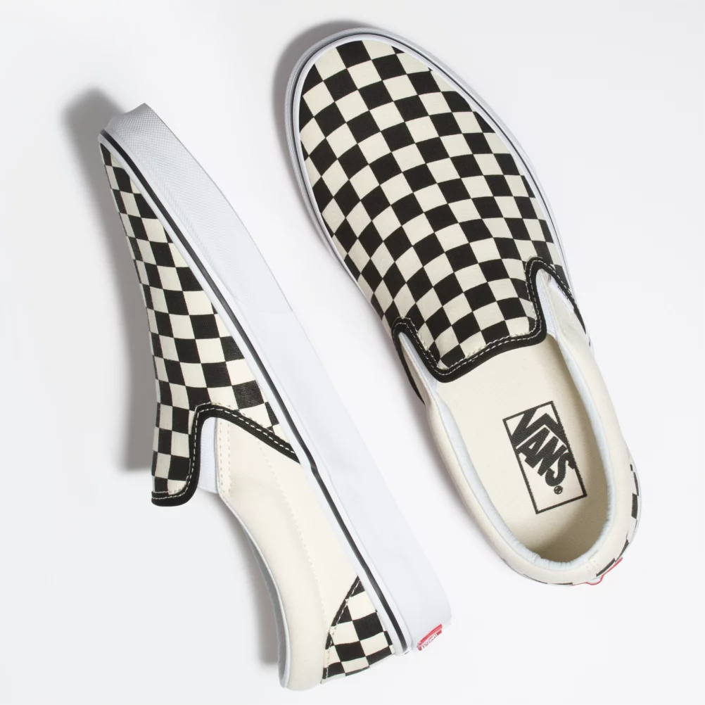 Giày Vans Checkerboard Slip-on Classic 'Off White' VN000EYEBWW - Ảnh 4