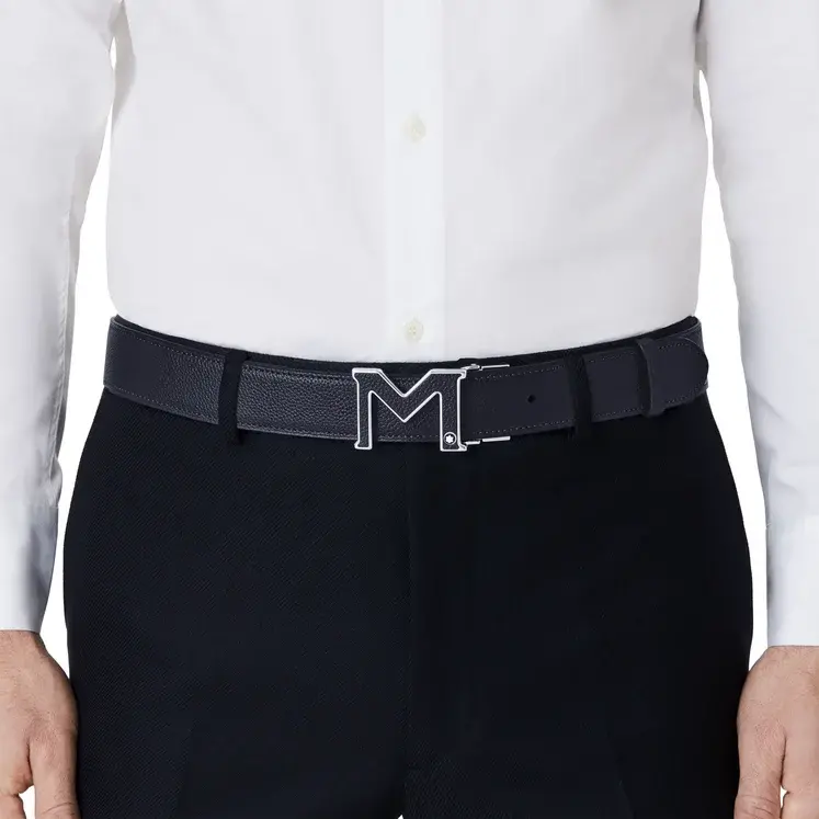 Alternative view of Thắt Lưng Montblanc M Buckle 'Black' 129449
