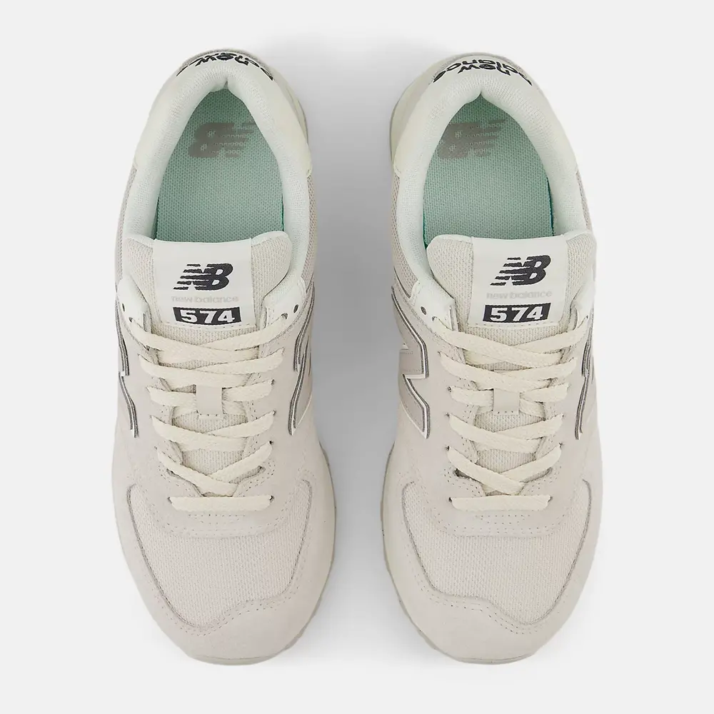 Giày New Balance 574 ‘White Grey’ WL574DQ2 - Ảnh 5