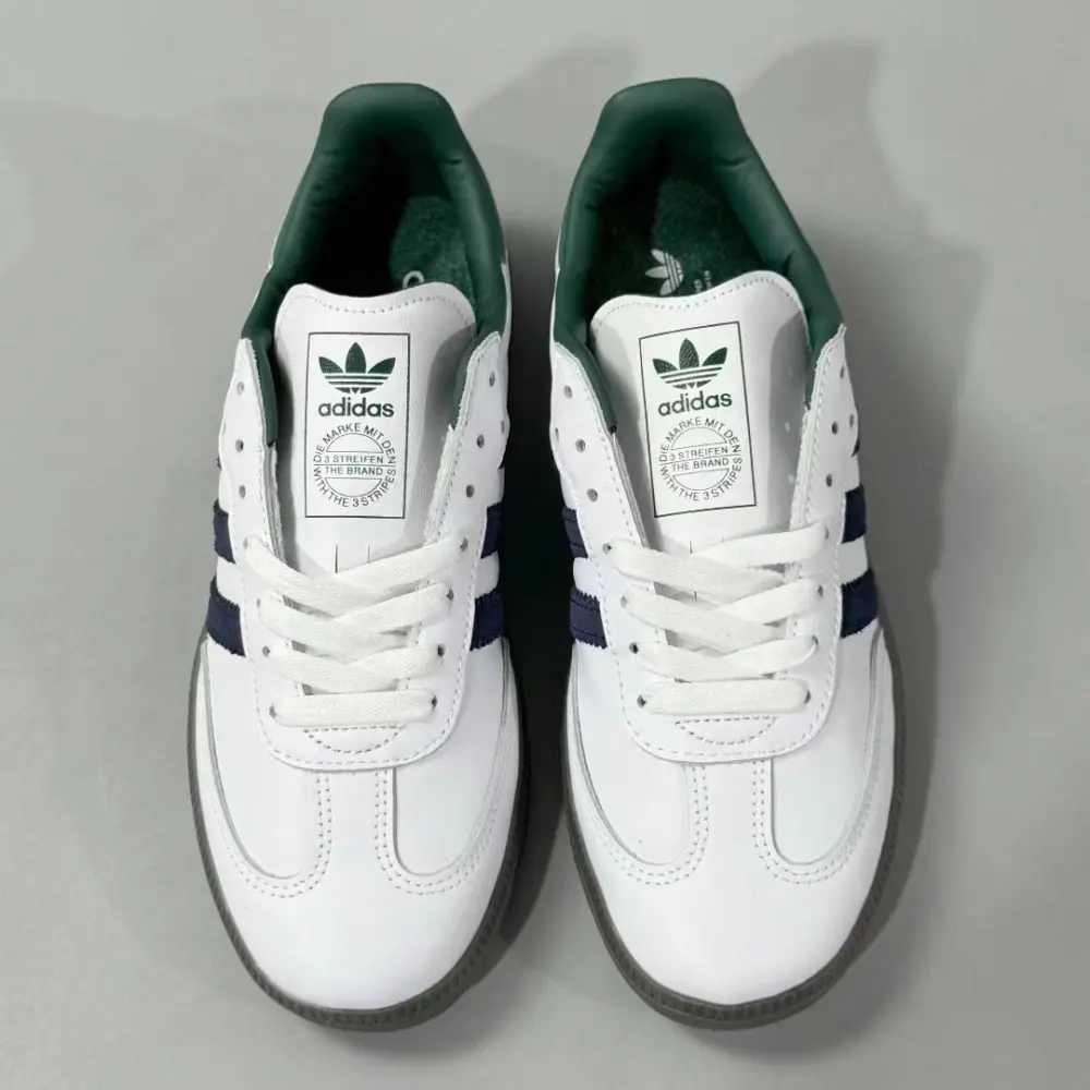 Giày Adidas Samba OG 'Black White Collegiate Green' IH4882 - Ảnh 5