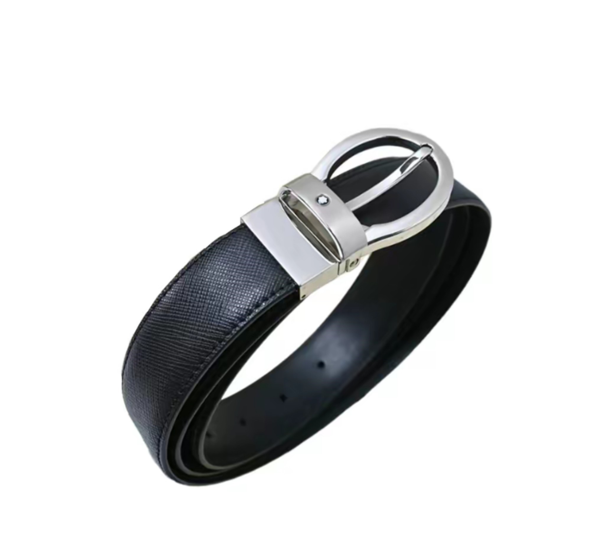 Thắt Lưng Montblanc 'Black' 112392 - Ảnh 4