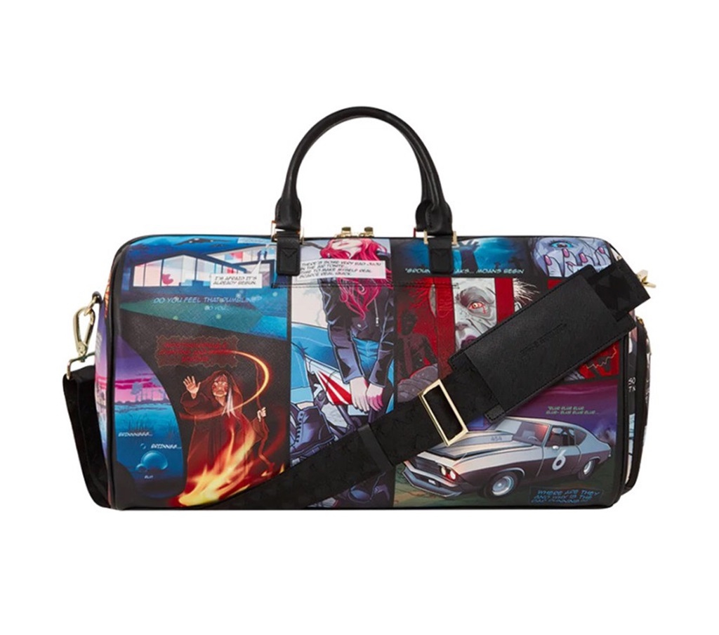 Túi Sprayground Shark Retro Comic W0845520 - Ảnh 3