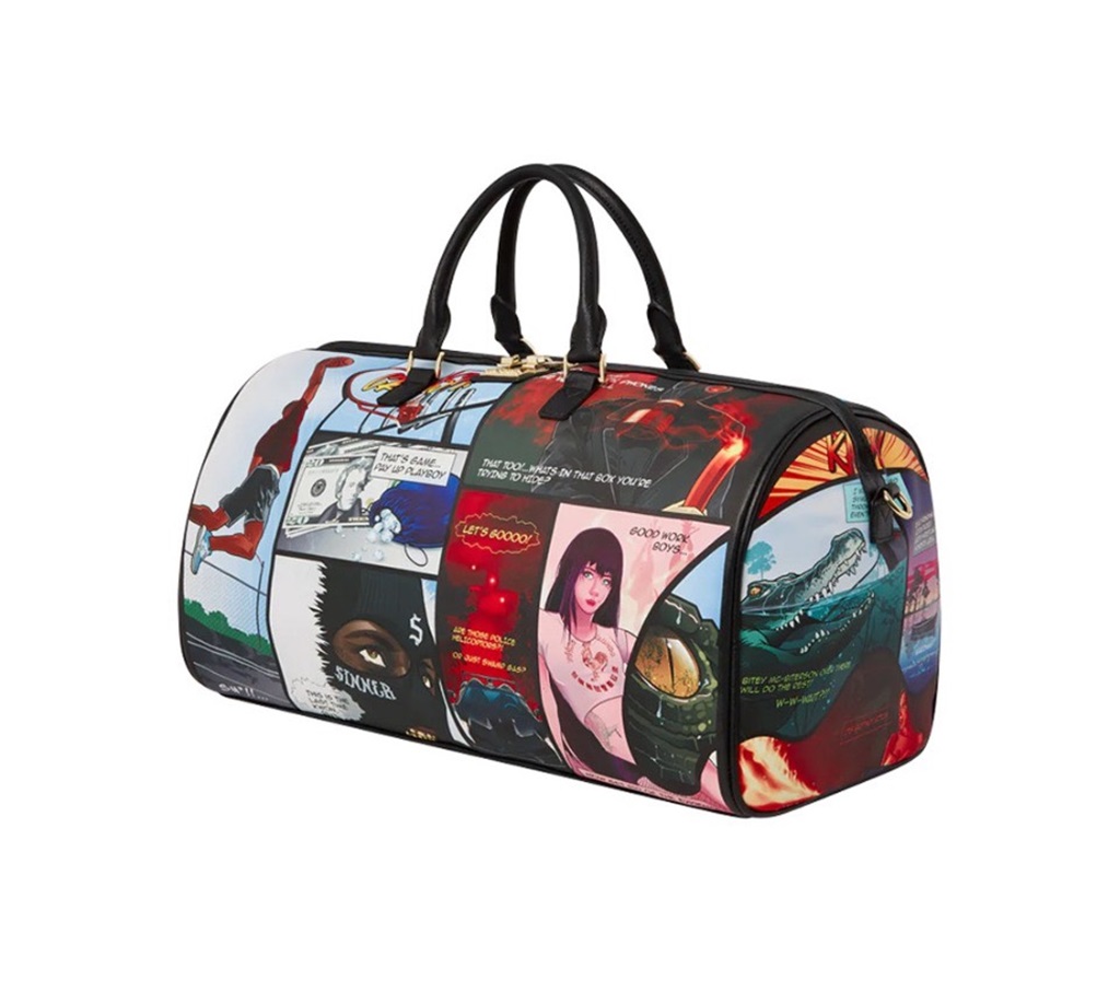 Túi Sprayground Shark Retro Comic W0845520 - Ảnh 4