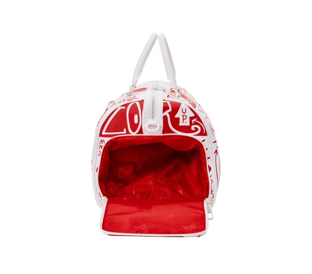 Túi Sprayground Shark Graffiti 'White Red' W0845519 - Ảnh 3