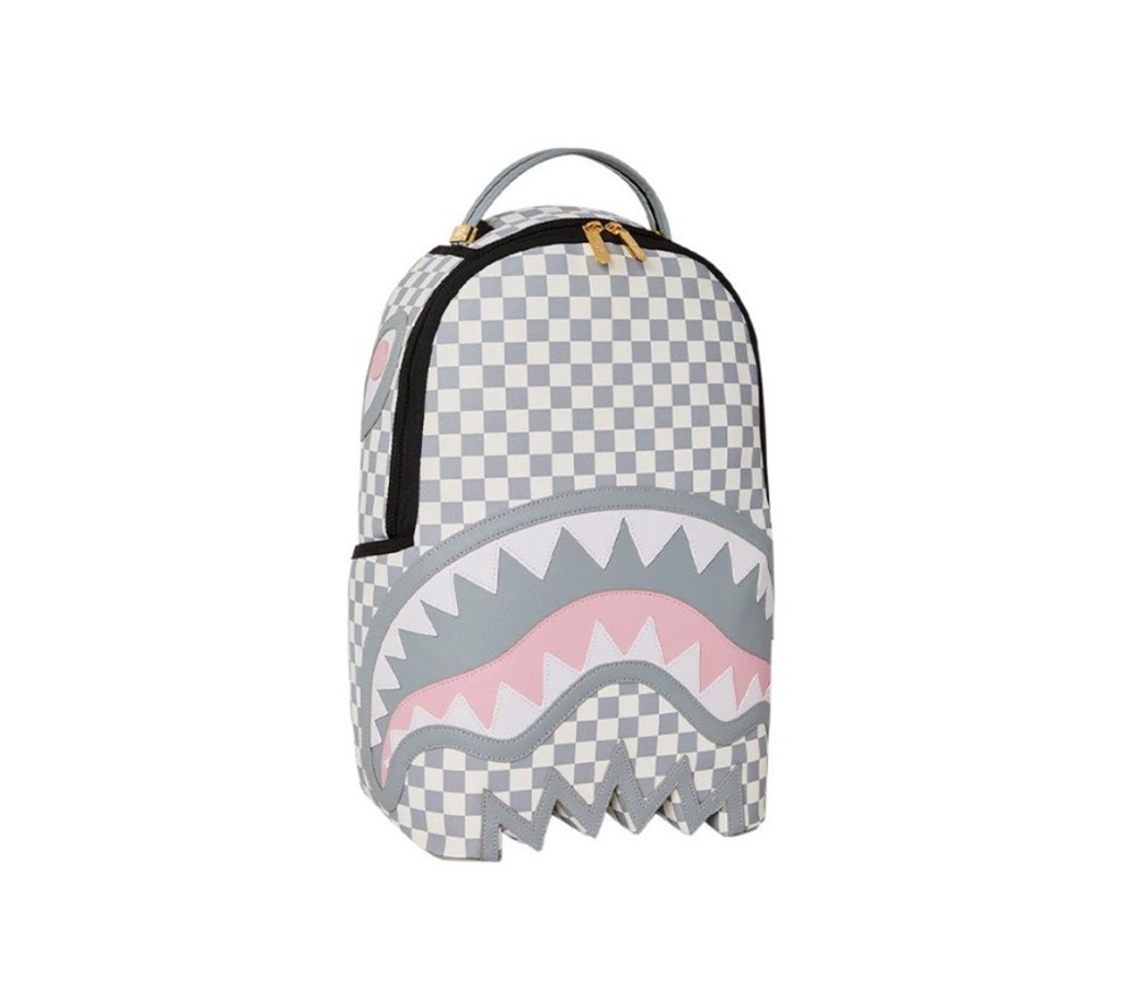 Balo Sprayground Shark Mouth 'Grey White' W1035705 - Ảnh 4