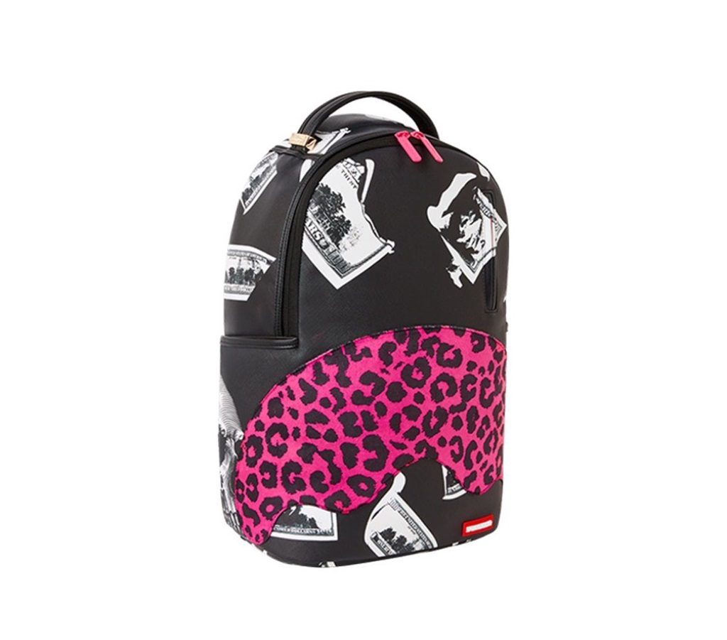 Balo Sprayground Shark Mouth 'Black Pink Leopard' W0845730 - Ảnh 3