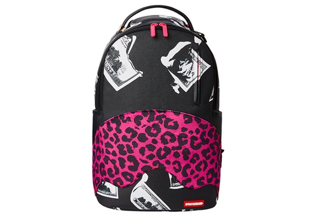Balo Sprayground Shark Mouth 'Black Pink Leopard' W0845730