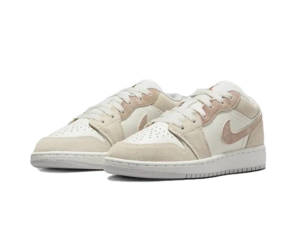 Alternative view of Giày Nike Air Jordan 1 Low 'Light Brown White' HF1863-200
