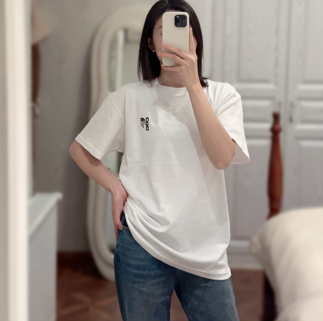 Áo The North Face X CDG Short-Sleeve 'White' NF0A86KW-FN4 - Ảnh 2