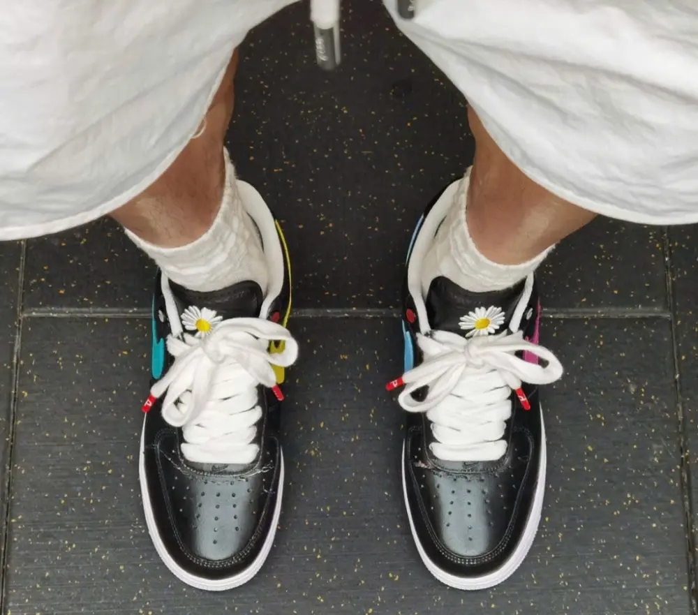Giày PEACEMINUSONE x Nike Air Force 1 “Para-Noise 3.0” AQ3692-004 - Ảnh 4