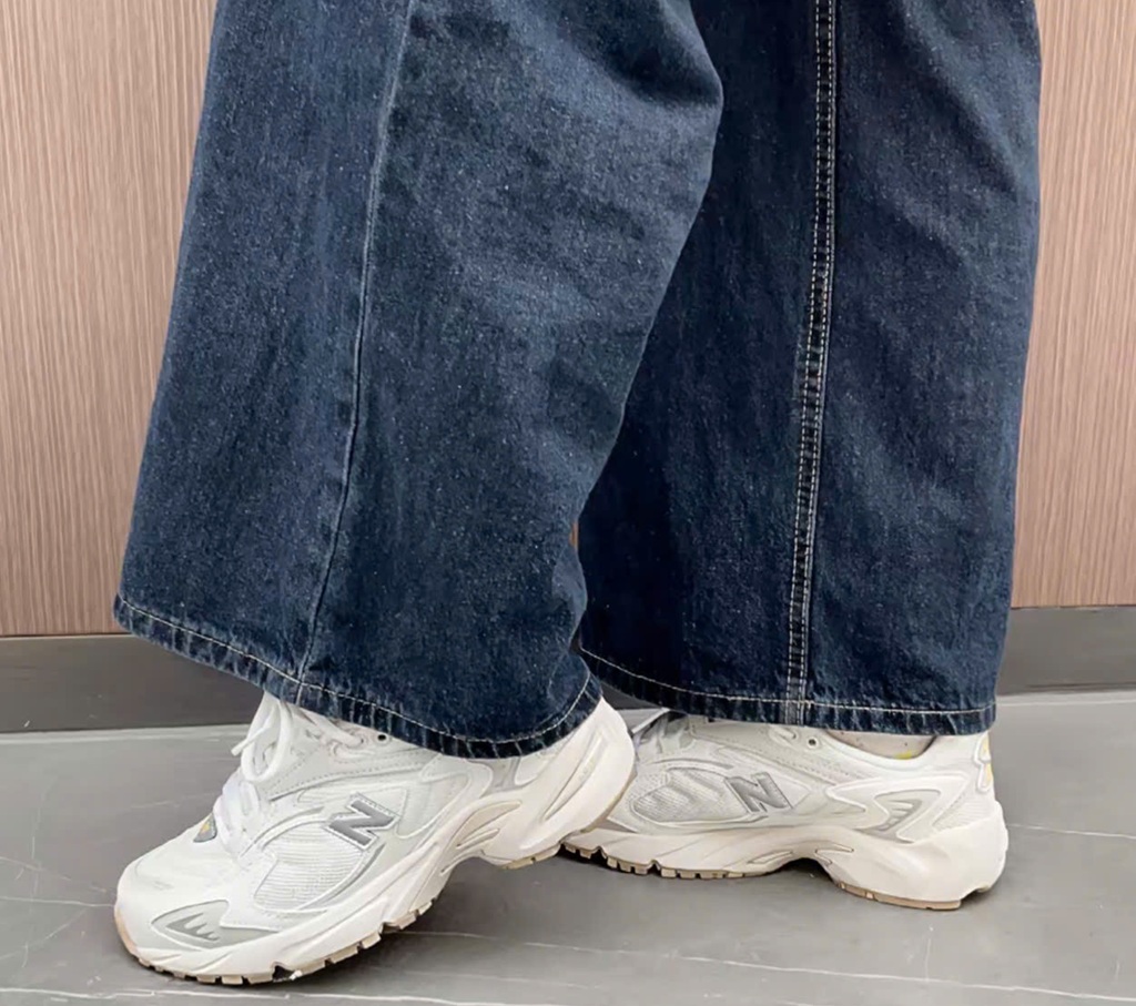 Giày New Balance 725 'White Grey Yellow' ML725AF - Ảnh 4