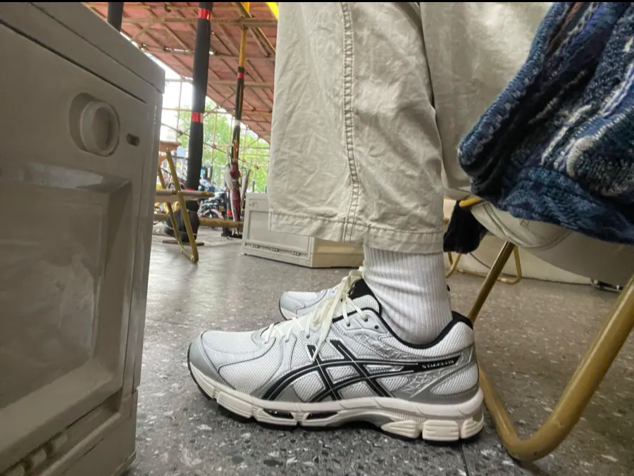 Giày Asics Gel-Exalt 2 ‘White Black’ 1011B918-102 - Ảnh 3