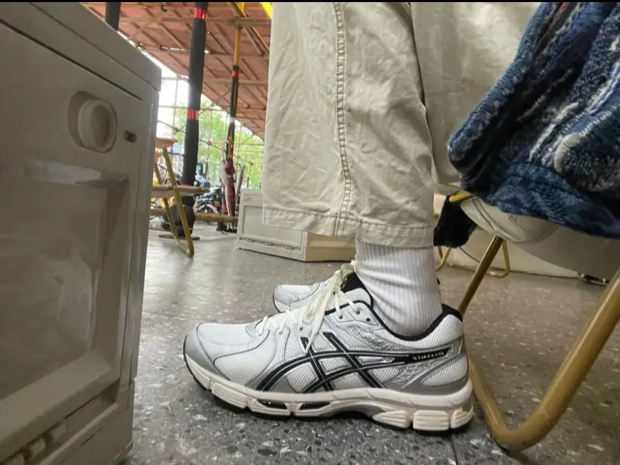 Giày Asics Gel-Exalt 2 ‘White Black’ 1011B918-102 - Ảnh 3