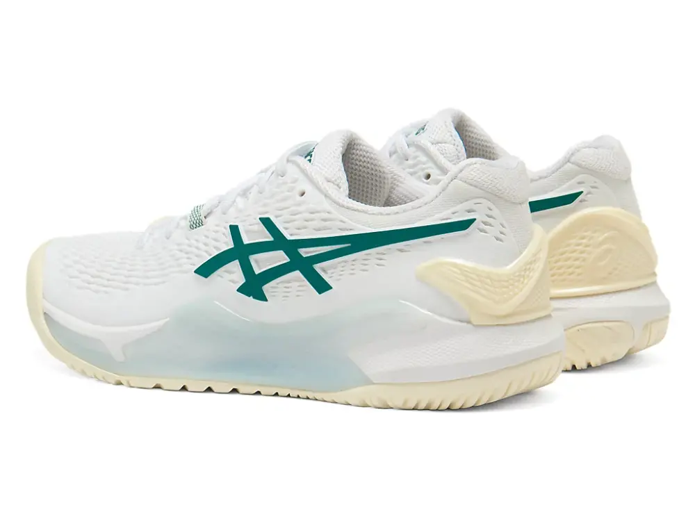 Giày Asics Gel-Resolution 9 ‘White Green’ 1042A246-101 - Ảnh 3