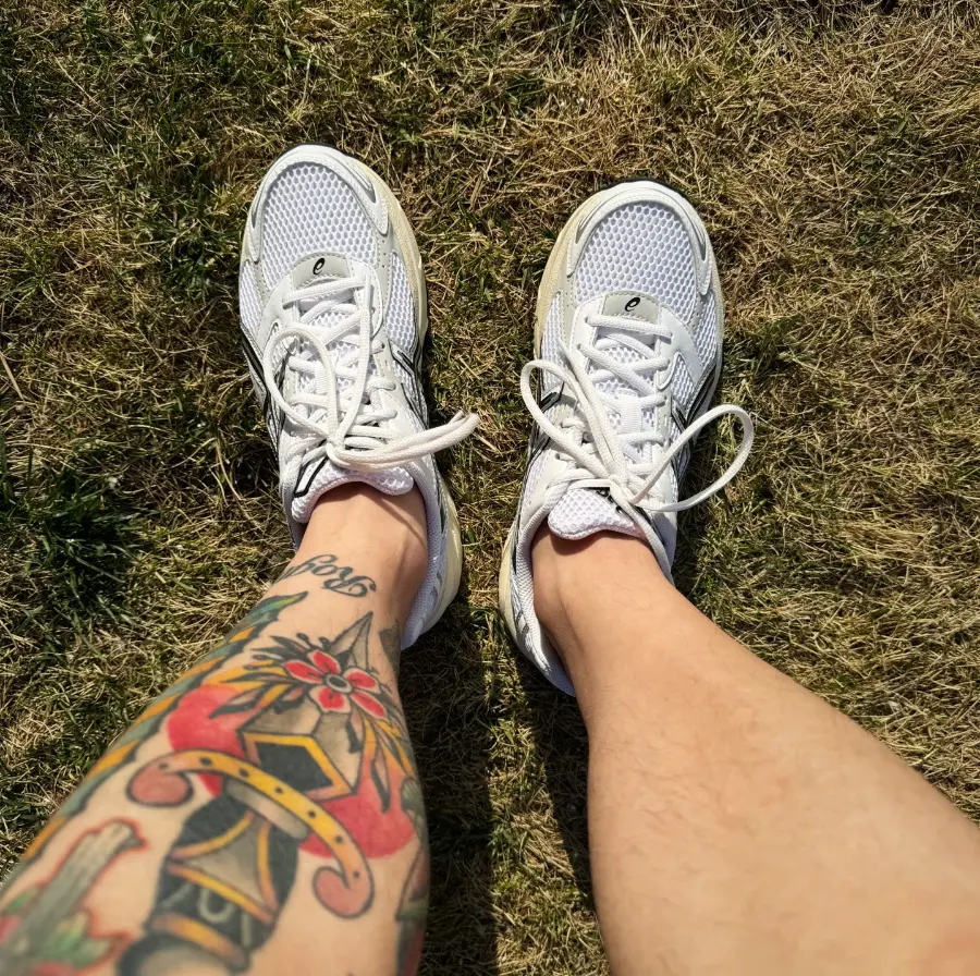 Giày Asics Gel 1130 ‘White Cloud Grey’ 1201A256-118 - Ảnh 5