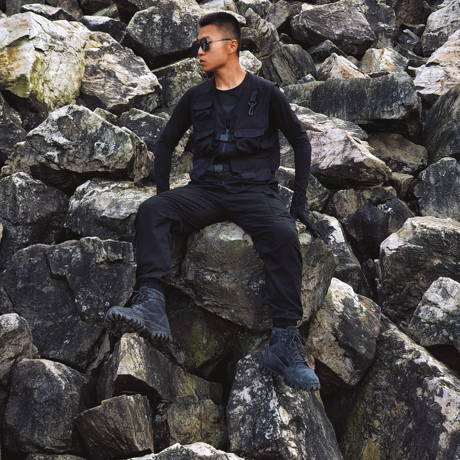 Giày Asics Gel-Yeti Cn ‘Black Grey’ 1203A188-020 - Ảnh 3